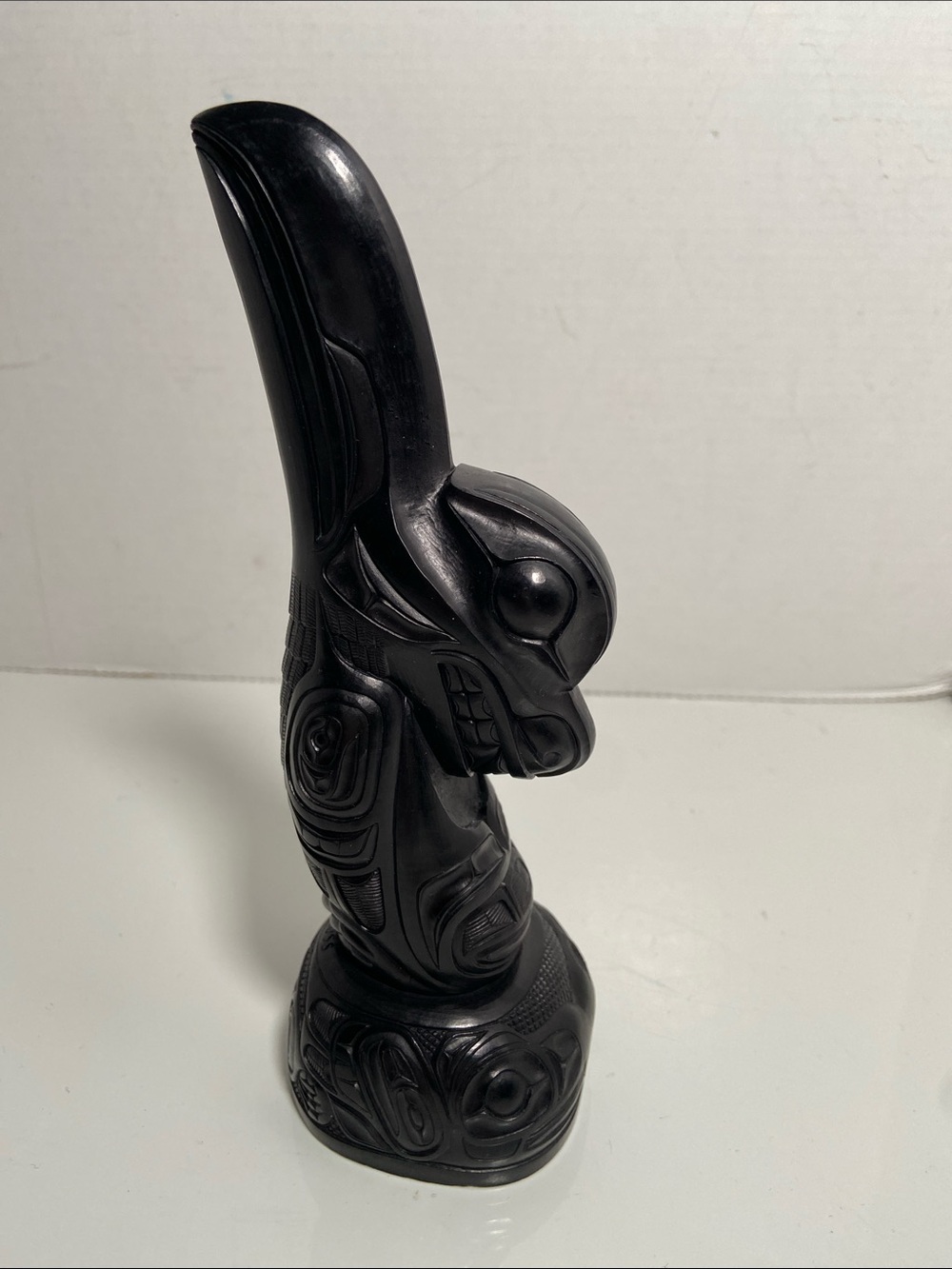 Raven Transforming into Killer Whale Sculpture, by Ed Russ (VII-B-1907) Replica